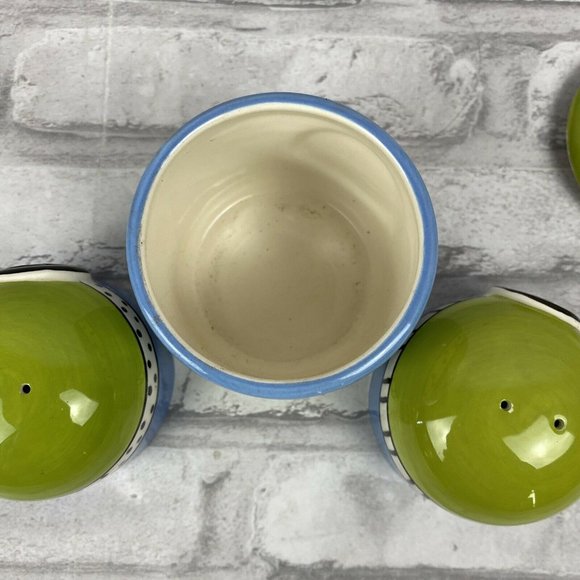 3 Nicole Engblom Salt Pepper Shaker Hot Sauce Jar - Picture 4 of 5